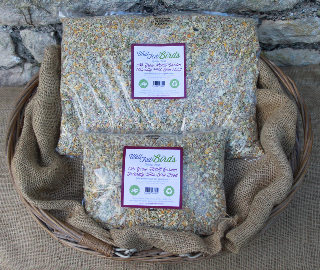 Packaged Well Fed Birds No Grow Wild Bird Food Mix